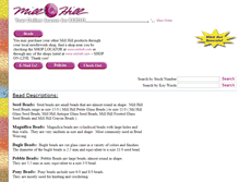 Tablet Screenshot of millhillbeads.com